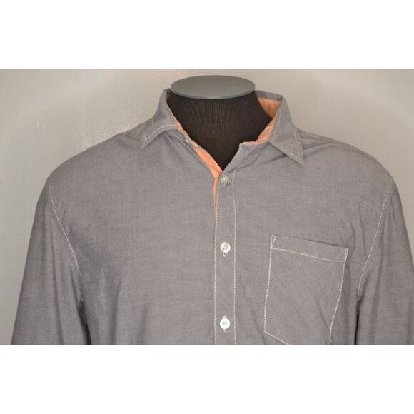 BKE Buckle Men's Large Standard Fit Blue Long Sleeve Button Down Shirt - Picture 2 of 10